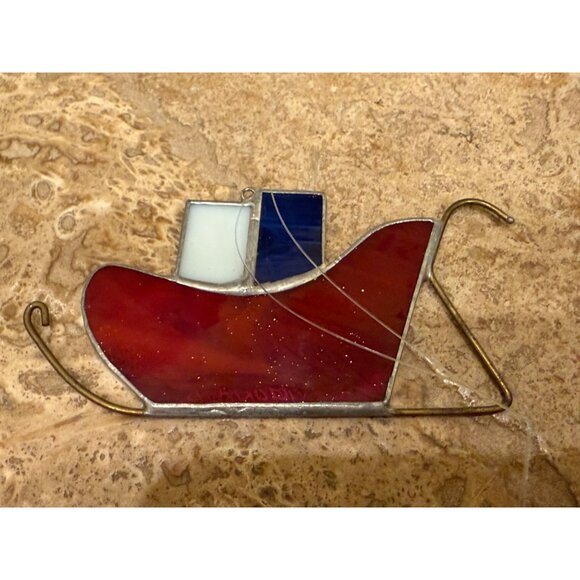 Lot Of Quirky Christmas Tree Ornaments Featuring Santa Frog Pickle & Stained Gla - Picture 4 of 16